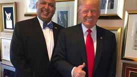 Sajid with former President Trump